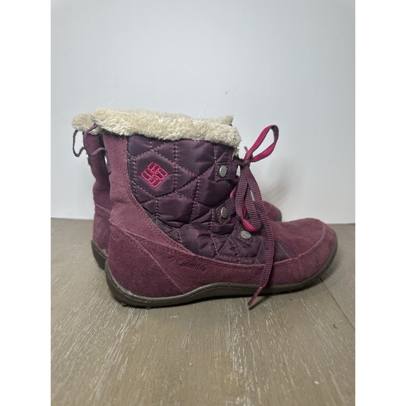 Columbia Women's Purple Insulated Winter Boots Size 6.5 - Picture 2 of 7